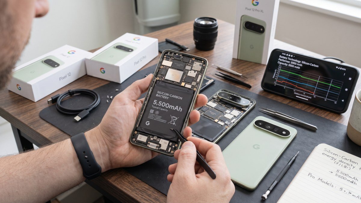 Google Pixel 12 silicon-carbon battery life rumors