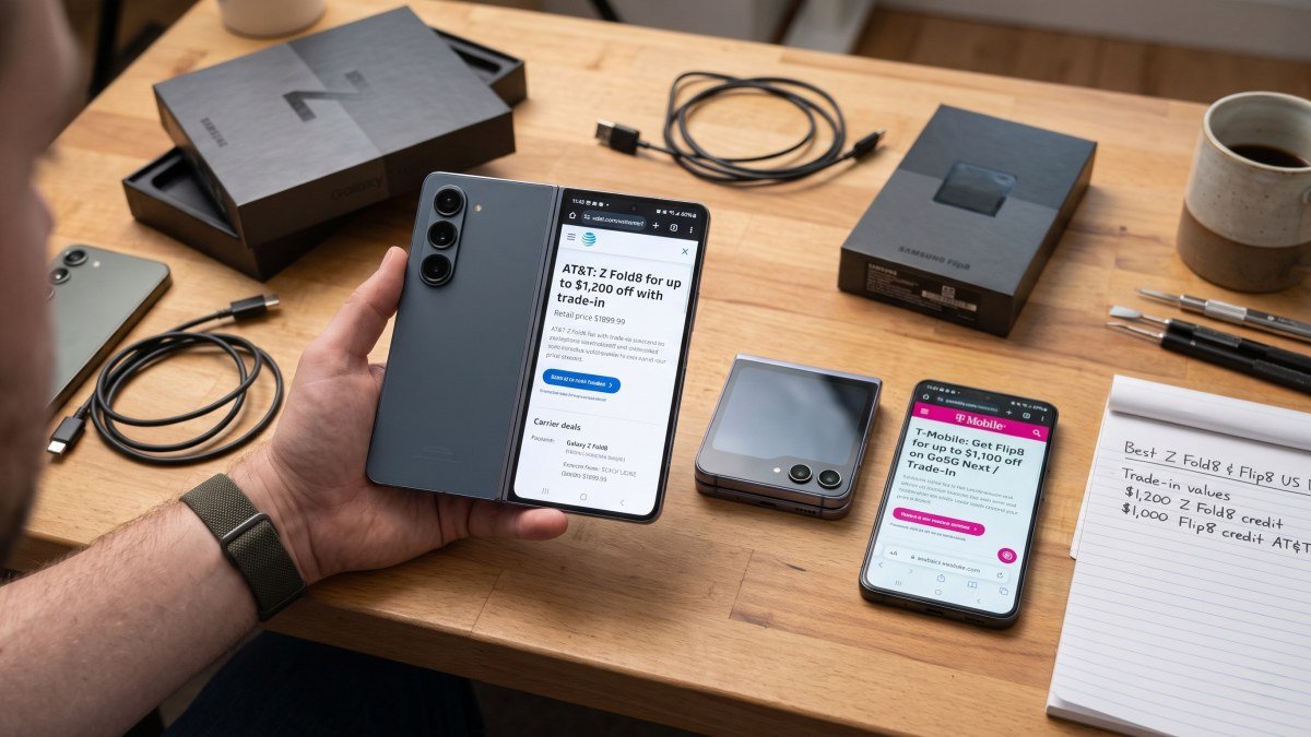 Galaxy Z Fold8 Flip8 lowest price deals US