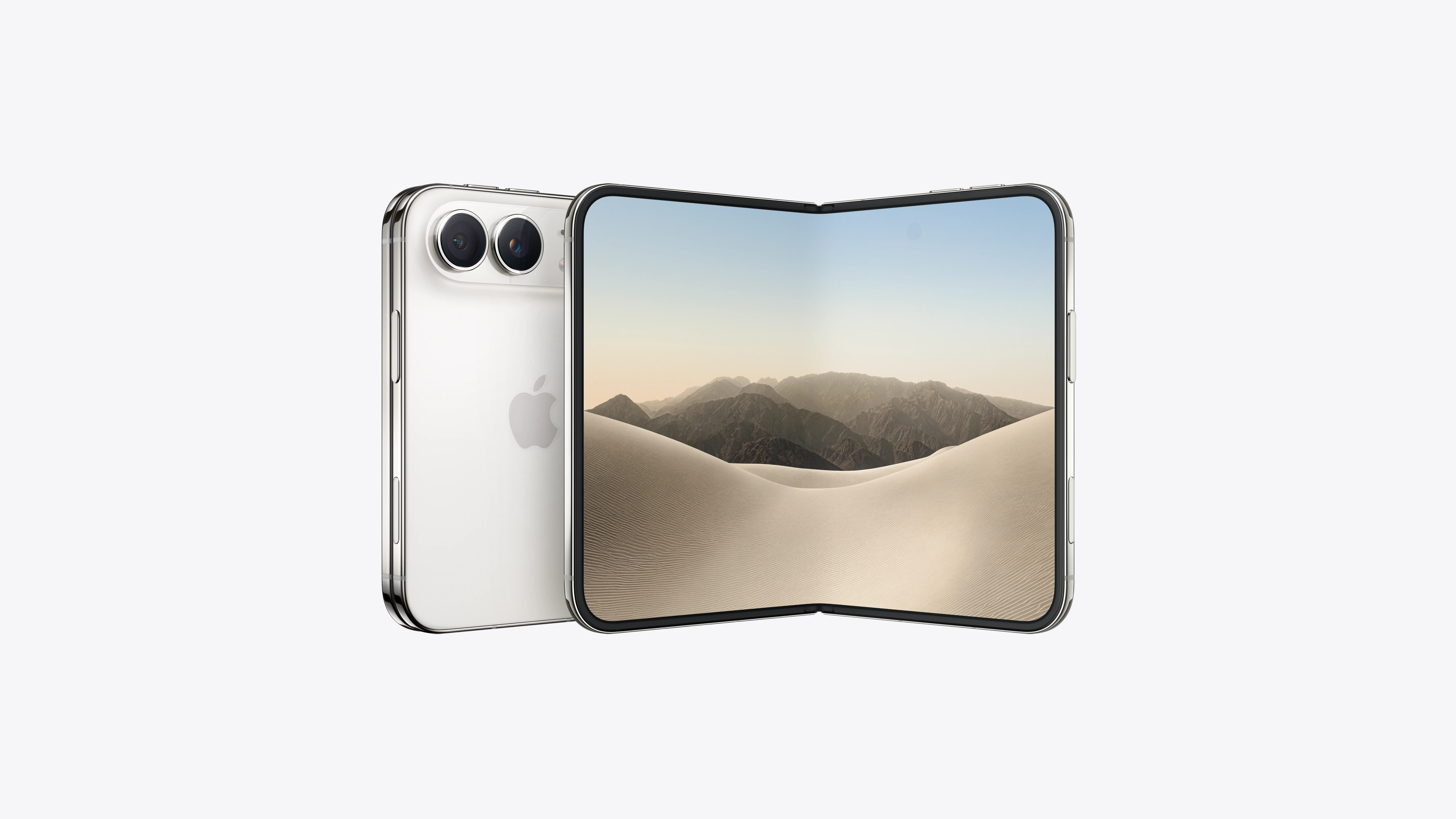 Side by side comparison of the foldable iPhone Duo and the new iPhone 18 Pro