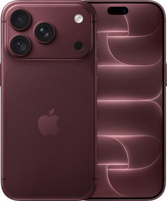 iPhone 18 Pro in dark burgundy displaying US carrier trade-in offers