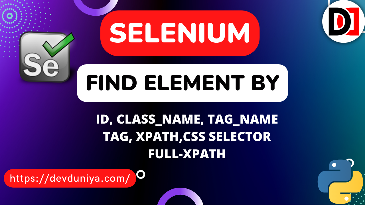 How To Find An Element In Selenium Webdriver Find Element By Id 6754